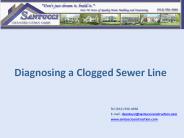 Diagnosing a Clogged Sewer Line