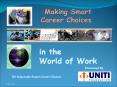 Making Smart Career Choices PowerPoint PPT Presentation