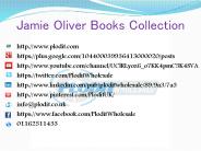 Jamie Oliver Books Collection