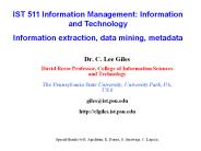 Dr. C. Lee Giles