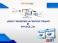 Various Advanctges of pdf file formats PowerPoint PPT Presentation