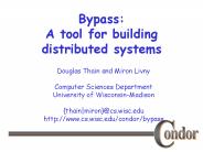 Bypass: A tool for building distributed systems