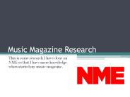 Music Magazine Research