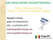 sap hana admin online training