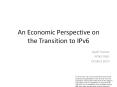 An Economic Perspective on the Transition to IPv6 PowerPoint PPT Presentation