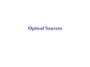 Optical Sources