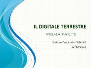 IL DIGITALE TERRESTRE