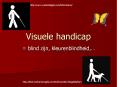 Visuele handicap PowerPoint PPT Presentation