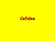 Cefalee