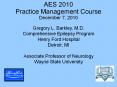 AES 2010 Practice Management Course December 7, 2010 PowerPoint PPT Presentation