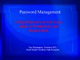 Password Management PowerPoint PPT Presentation