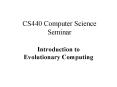 CS440 Computer Science Seminar PowerPoint PPT Presentation