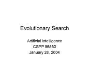Evolutionary Search