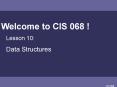 Welcome to CIS 068 ! PowerPoint PPT Presentation