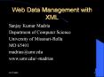 Web Data Management with XML PowerPoint PPT Presentation