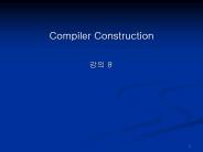Compiler Construction
