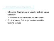 Solving Influence Diagrams