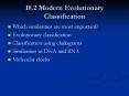 18.2 Modern Evolutionary Classification PowerPoint PPT Presentation