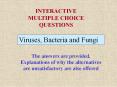 Viruses, Bacteria and Fungi PowerPoint PPT Presentation