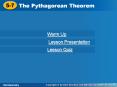 The Pythagorean Theorem PowerPoint PPT Presentation