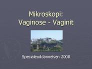 Mikroskopi: Vaginose - Vaginit