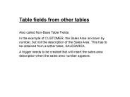 Table fields from other tables