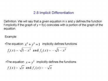 The Tangent Line Problem and The Area Problem  (p. 101)