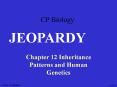 Chapter 12 Inheritance Patterns and Human Genetics PowerPoint PPT Presentation