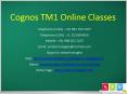 Cognos TM1 Online Classes PowerPoint PPT Presentation