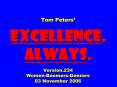 Tom Peters PowerPoint PPT Presentation