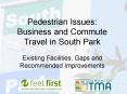 Pedestrian Issues: Business and Commute Travel in South Park Existing Facilities, Gaps and Recommended Improvements PowerPoint PPT Presentation