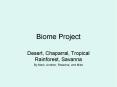 Biome Project PowerPoint PPT Presentation