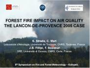 FOREST FIRE IMPACT ON AIR QUALITY