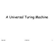 A Universal Turing Machine