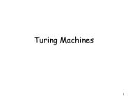 Turing Machines