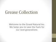 Oil collection and recycling