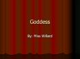 Goddess PowerPoint PPT Presentation