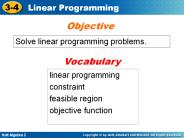linear programming