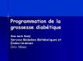 Programmation de la grossesse diab PowerPoint PPT Presentation
