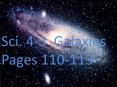 Sci. 4-3 Galaxies PowerPoint PPT Presentation