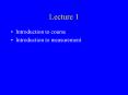 Introduction to course PowerPoint PPT Presentation