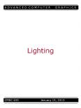 Lighting PowerPoint PPT Presentation