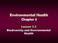 Environmental Health Chapter 3 PowerPoint PPT Presentation