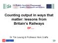 Counting output in ways that matter: lessons from Britain PowerPoint PPT Presentation