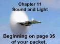 Chapter 11  Sound and Light PowerPoint PPT Presentation