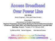 Broadband access over powerline