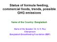 Status of formula feeding, commercial foods, trends, possible GHG emissions PowerPoint PPT Presentation