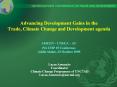 Advancing Development Gains in the Trade, Climate Change and Development agenda PowerPoint PPT Presentation