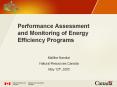 Performance Assessment and Monitoring of Energy Efficiency Programs PowerPoint PPT Presentation