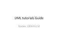 UML tutorials Guide PowerPoint PPT Presentation